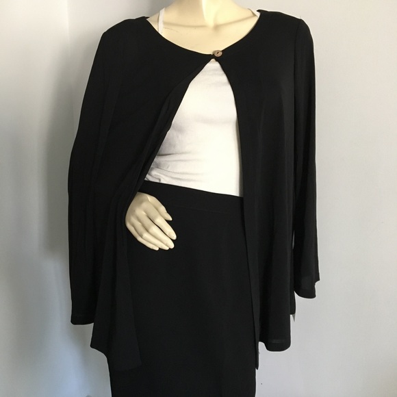 New Vtg French Connection black jacket M - Picture 2 of 8